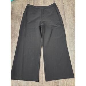 Sincerely Jules Wide Leg Pants Women's Black Trousers Elastic Waist Pull-On XL